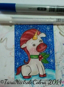 Christmas Unicorn by Tara N Colna